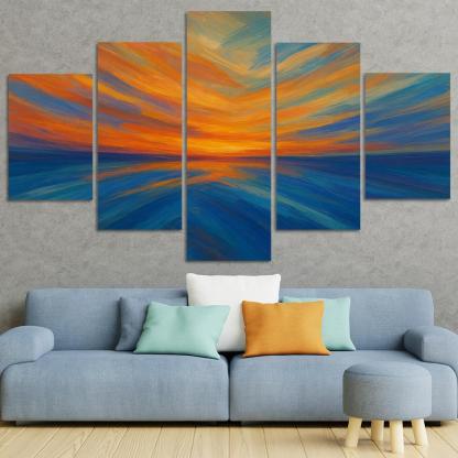 Ode To The Ever-changing Horizon Premium Artwork Frames