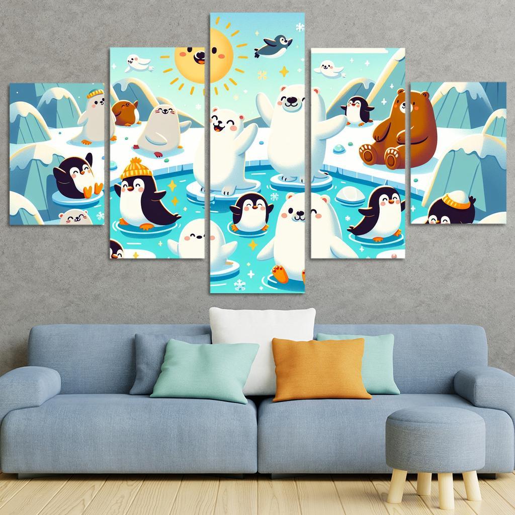 Adventurous Arctic Animals Premium Artwork Frames