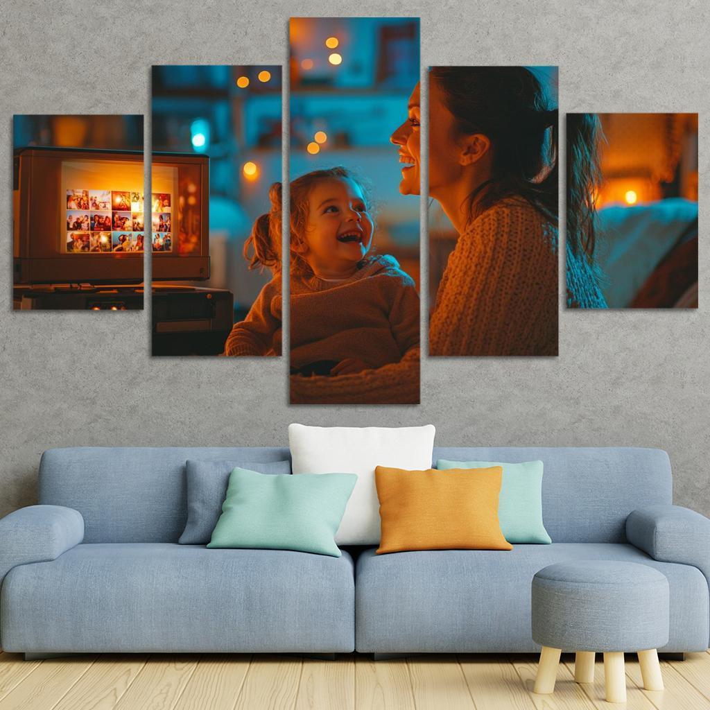 Cinematic Memories The Movie Of Life Custom Paintings Frame