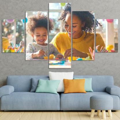 Crafting Love The Art Of Motherhood Custom Paintings Frame