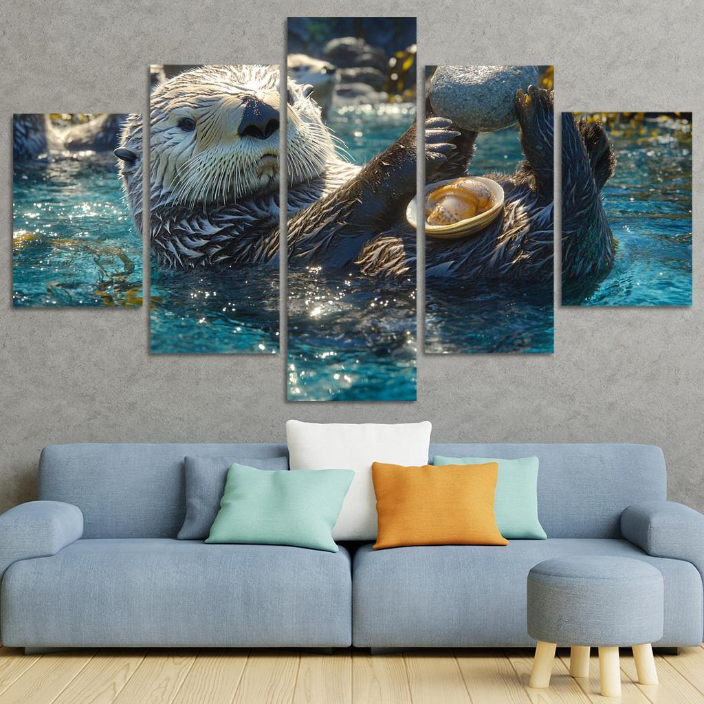 The Playful Sea Otter A Marine Acrobat Art Trends