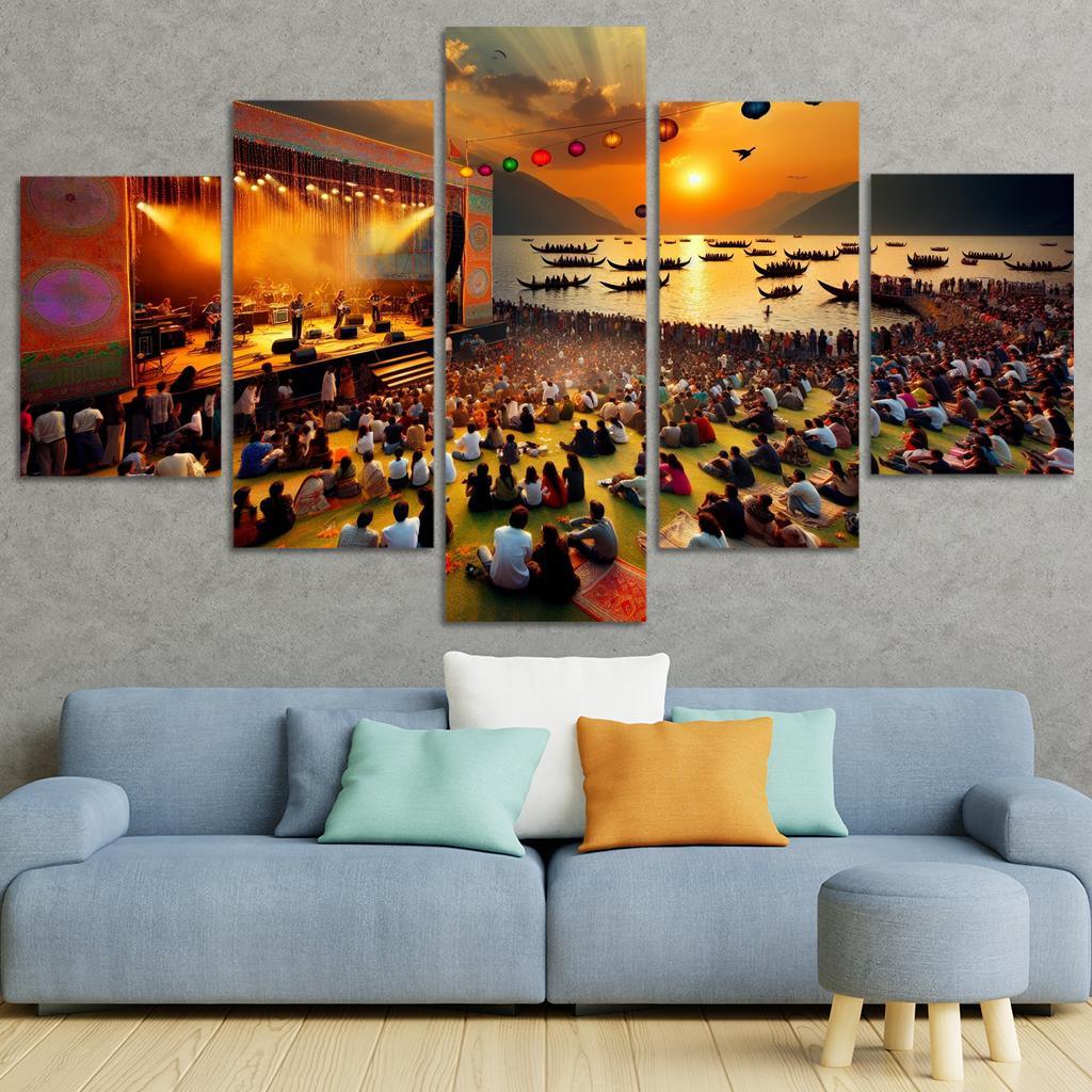 Montreux Jazz Festival - Switzerland Framed Paintings