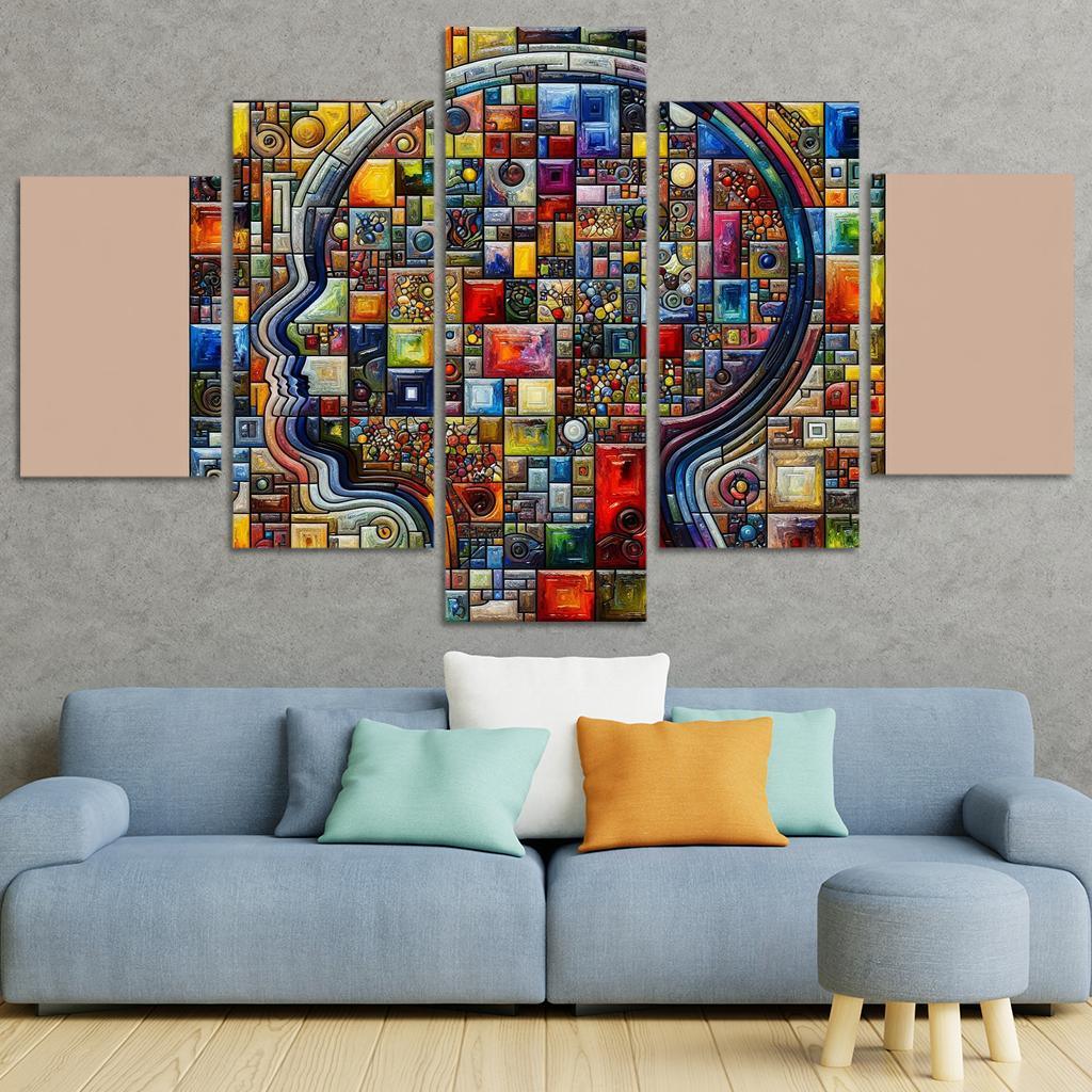 Mosaic Of The Mind Premium Artwork Frames