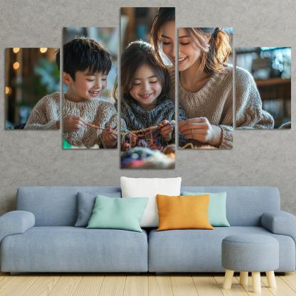 The Threads Of Life A Mothers Unbreakable Bond Canvas Paintings Frame