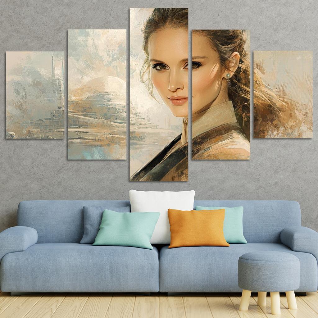 Natalie Portman From Padm To The Powerful Framed Paintings