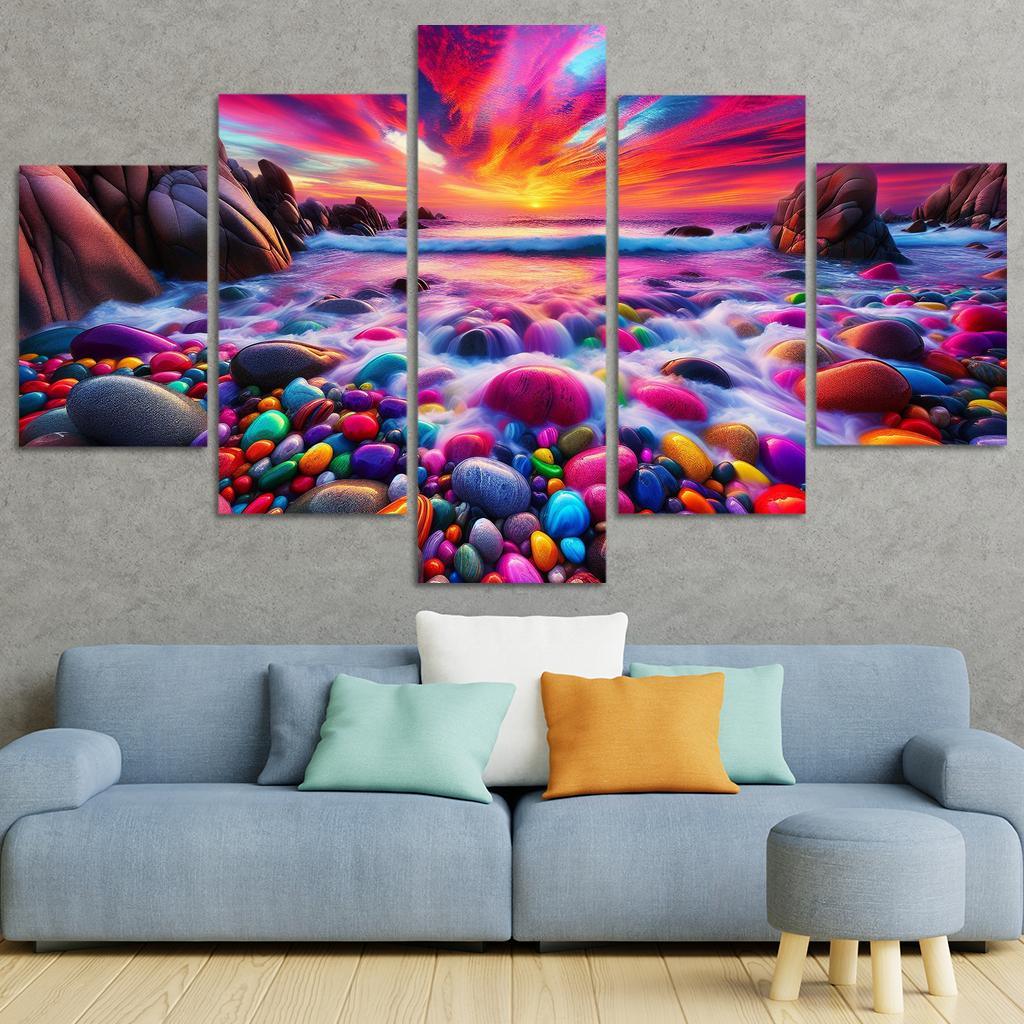 Cove Of Colors A Photographer's Paradise Custom Paintings Frame
