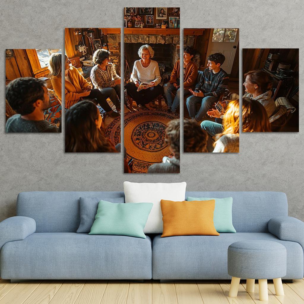 The Ties That Bind A Mothers Connection Canvas Paintings Frame