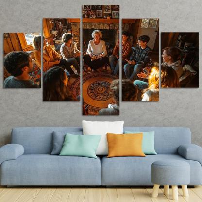 The Ties That Bind A Mothers Connection Canvas Paintings Frame