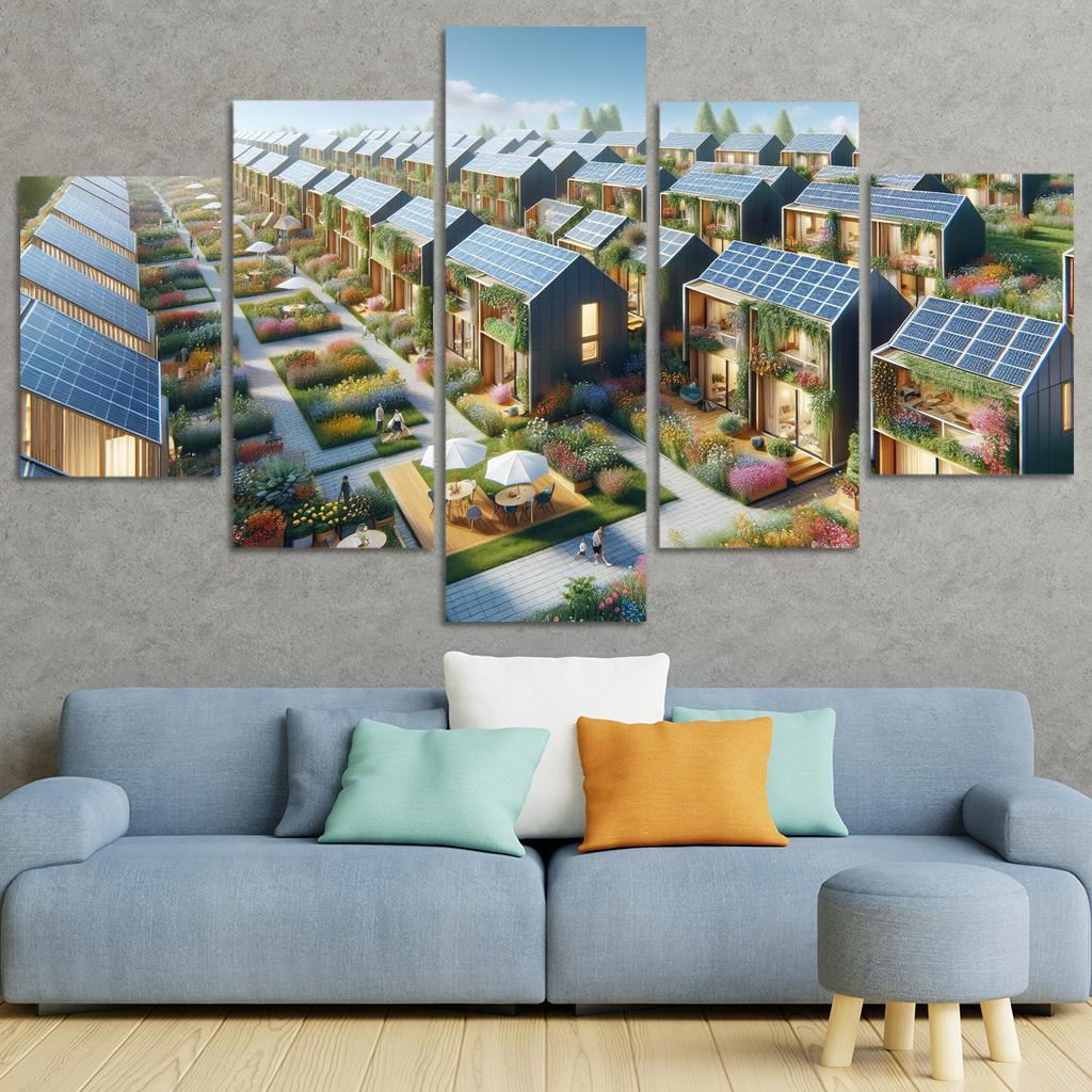 Smart Modular Housing Custom Paintings Frame