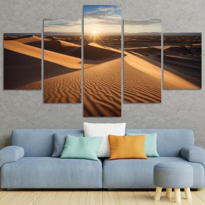 The Enigmatic Beauty Of Desert Landscapes Oil Paintings Frame