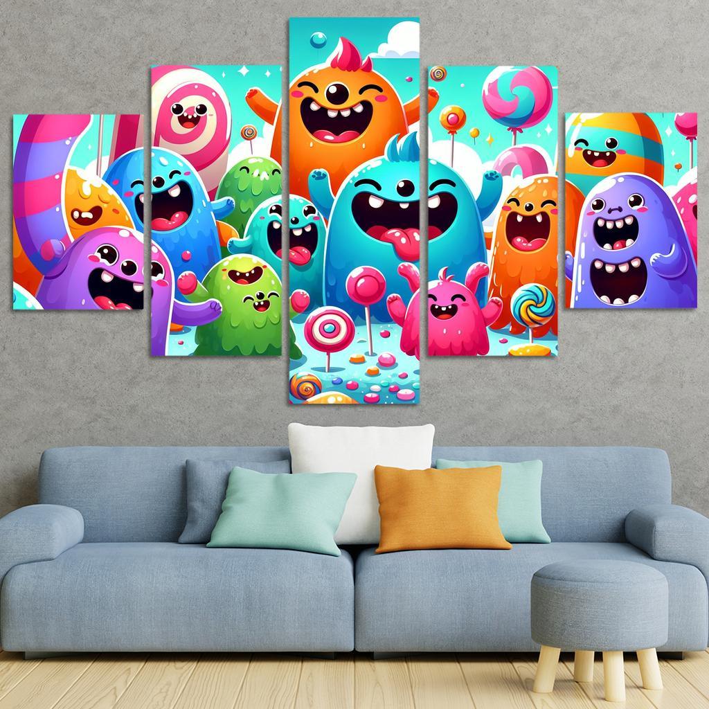 Merry Monsters - Imagination Station Framed Paintings