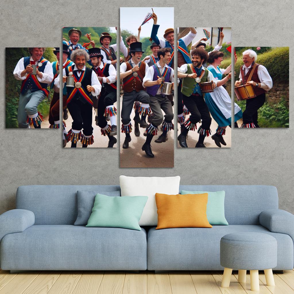 Morris Dance The Folk Tradition Of England Modern Paintings Frame