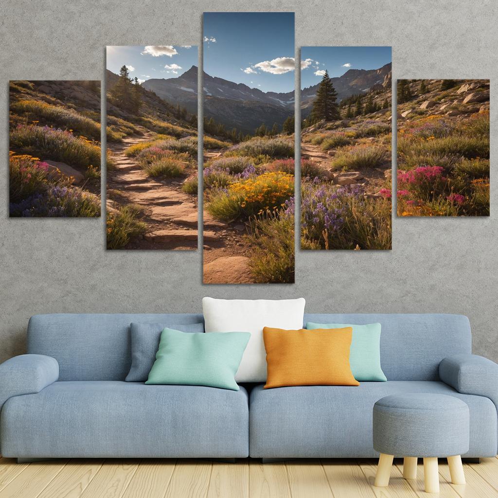 The Timeless Charm Of Rocky Mountain Trails Multi-panel Paintings