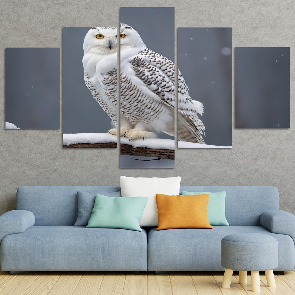 The Elusive Snowy Owl A Winter Wonder Custom Paintings Frame