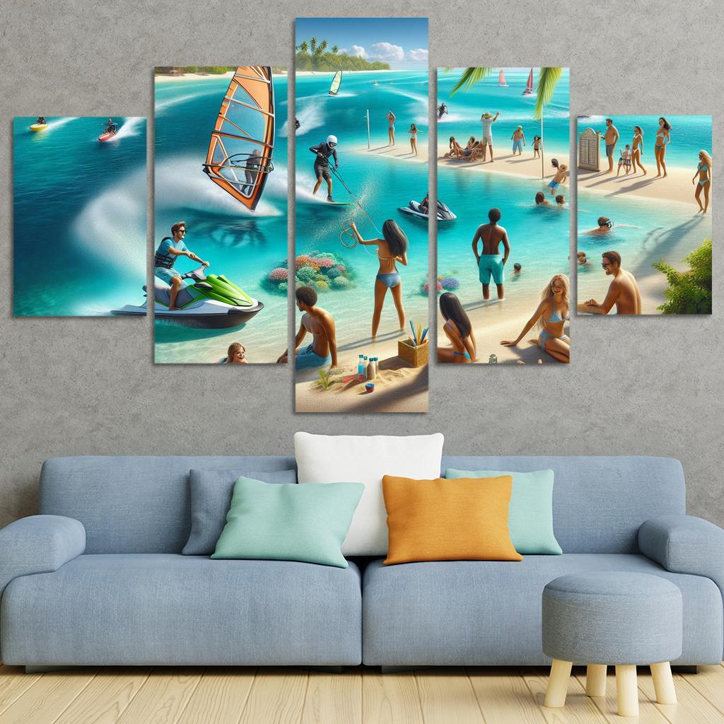 Coral Coast An Adventure Seeker's Dream Custom Paintings Frame