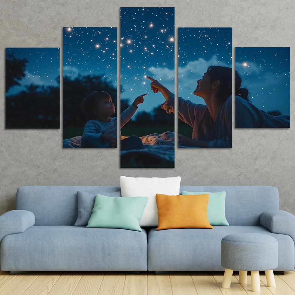 Stars In Our Eyes Dreams Of Tomorrow Custom Paintings Frame