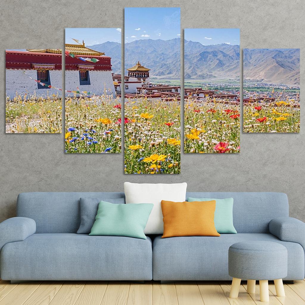 Palace Of Potala Abstract Paintings Frame