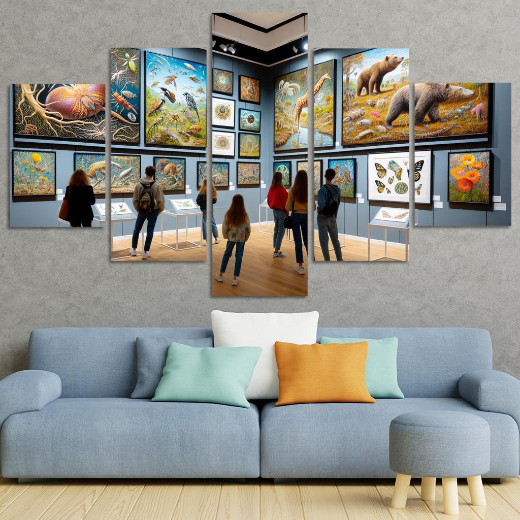 Biodiversity In Crisis Art For Nature Multi-panel Paintings