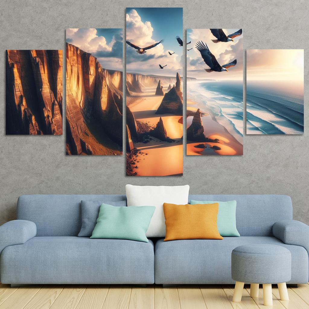 Eagle's Nest Beach Modern Paintings Frame