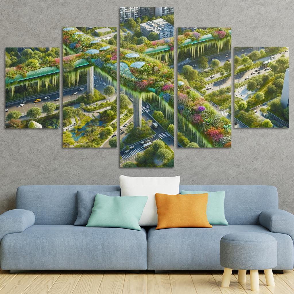 Ecoducts Nature's Pathways Custom Paintings Frame