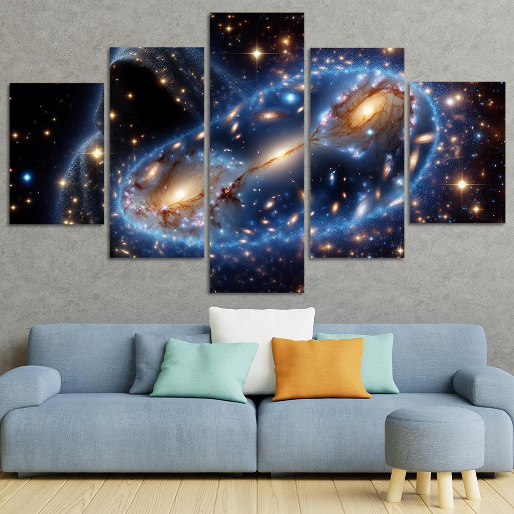 The Mysteries Of Dark Matter Abstract Paintings Frame