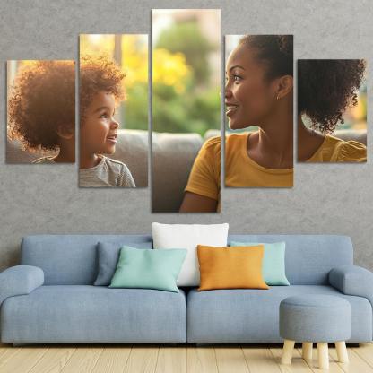 The Strength Of Her Voice A Mothers Empowering Words Canvas Paintings Frame