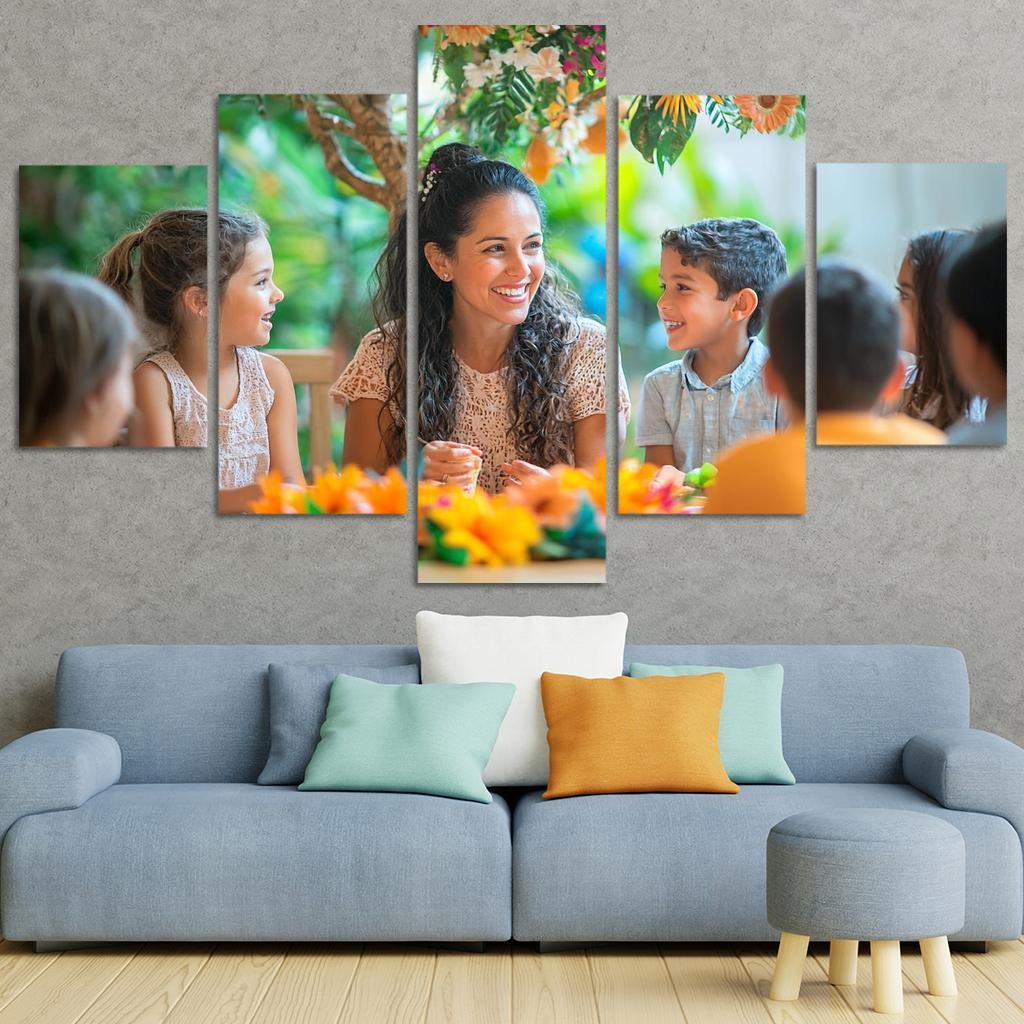 The Circle Of Life Nurturing Connections Custom Paintings Frame