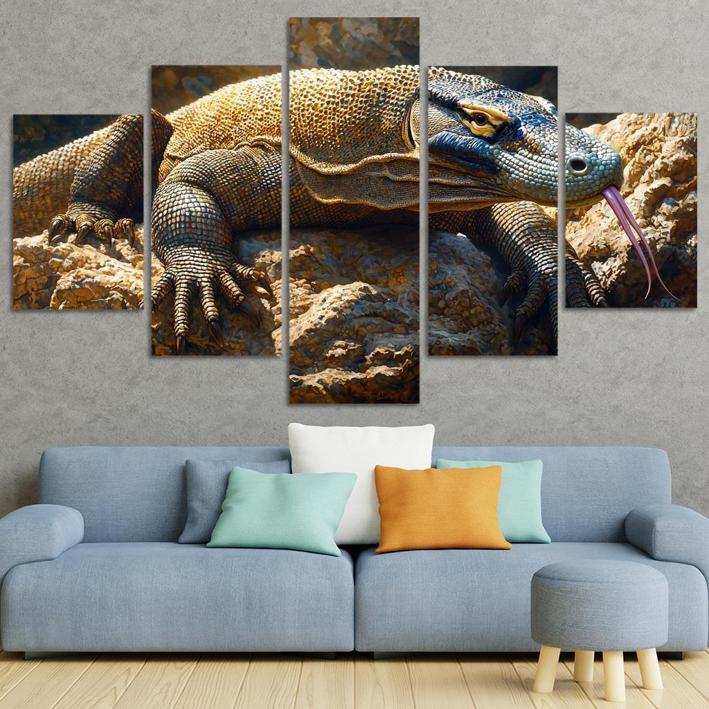 The Powerful Komodo Dragon The Earth's Largest Lizard Art Trends