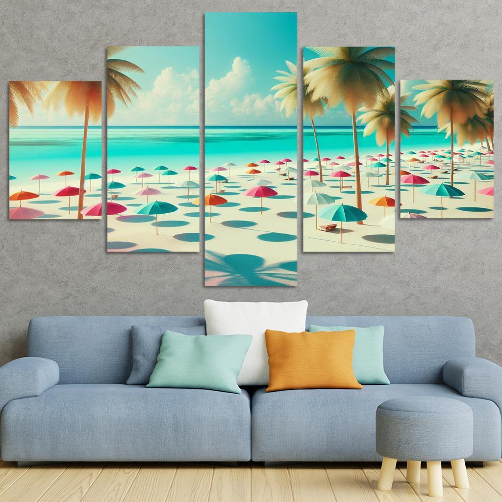 Coconut Grove Tropical Bliss Abstract Paintings Frame