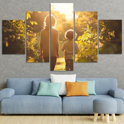 Journey Of Hearts A Mothers Guiding Love Custom Paintings Frame