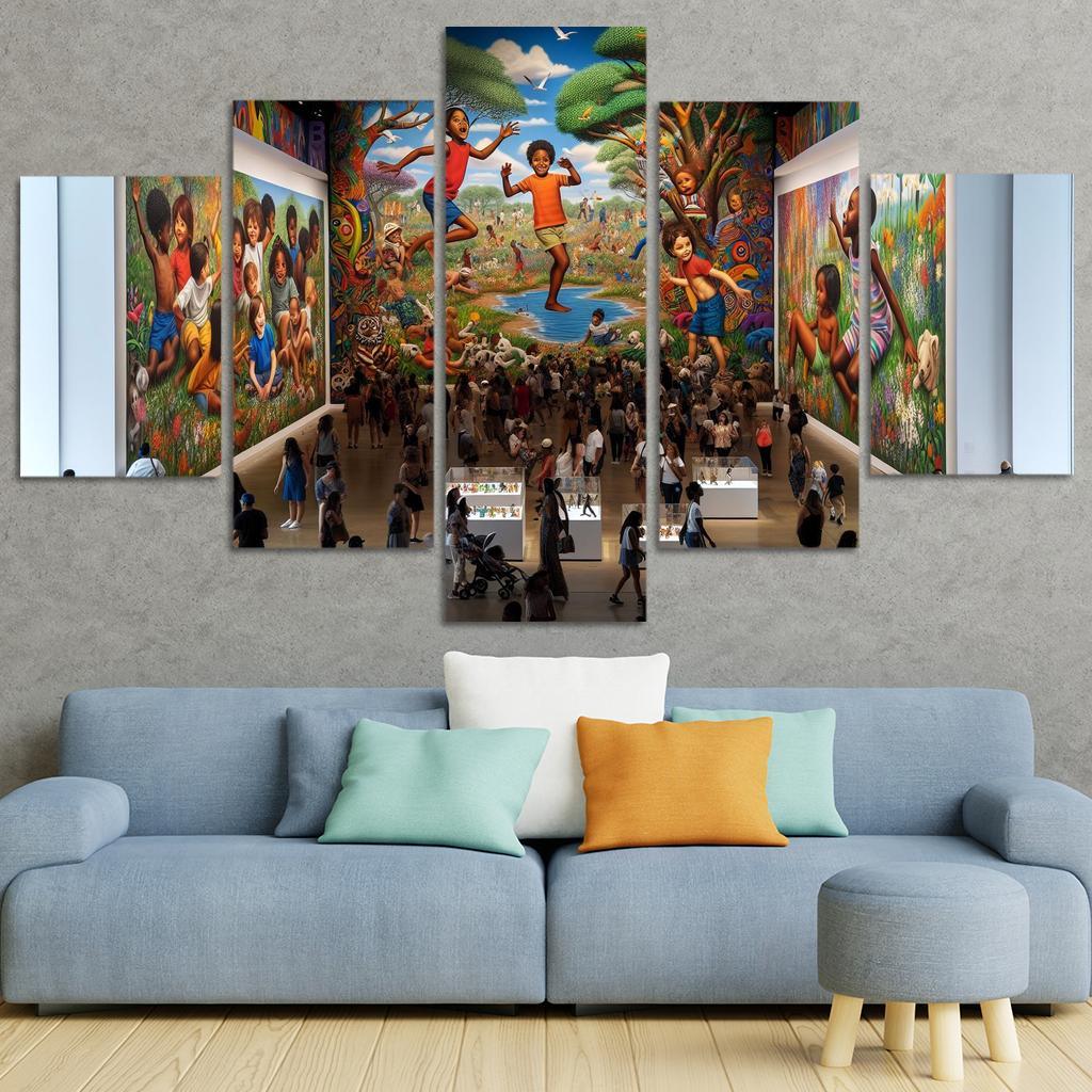 The Right To Play Advocating For Children's Freedom Framed Paintings