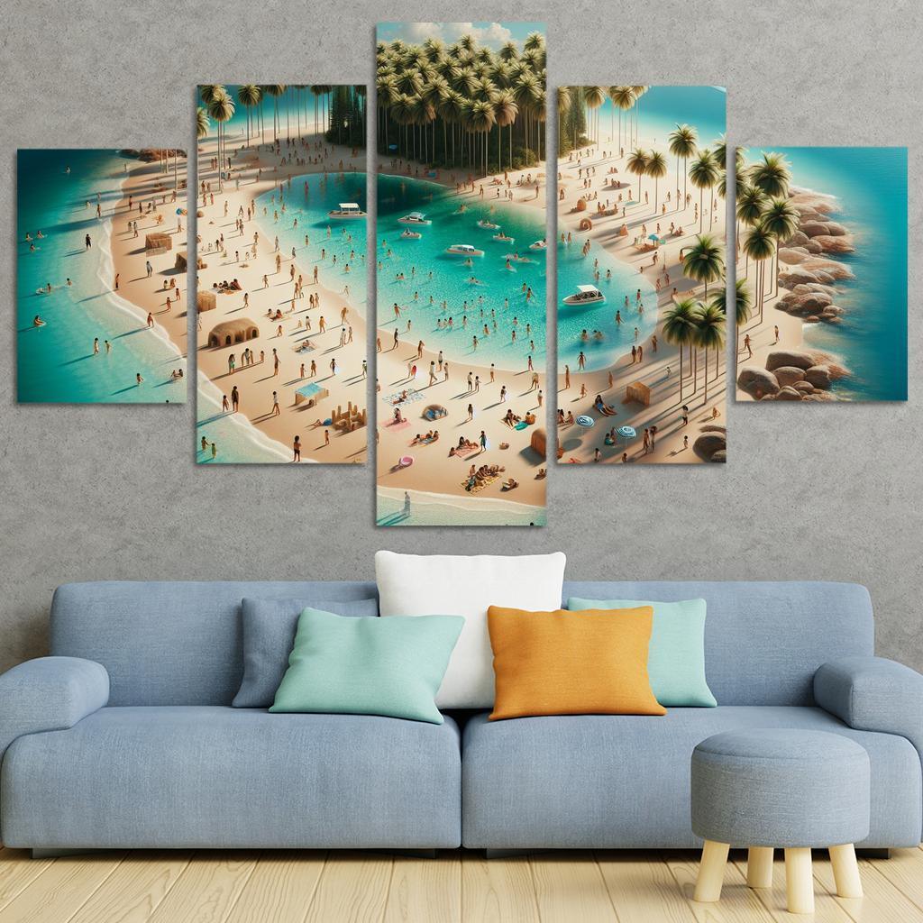 Crystal Waters Oasis Modern Paintings Frame