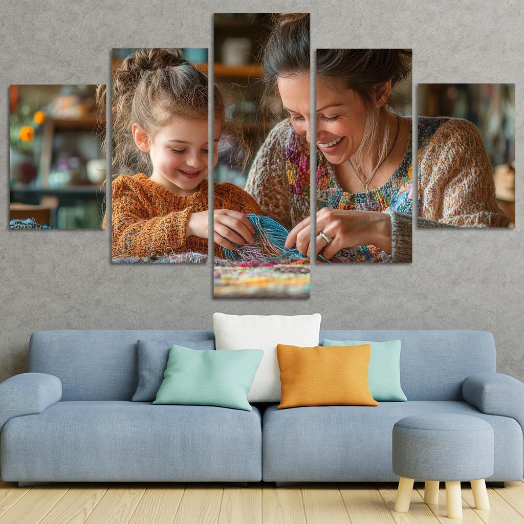 Threads Of Time A Mothers Lifelong Journey Canvas Paintings Frame