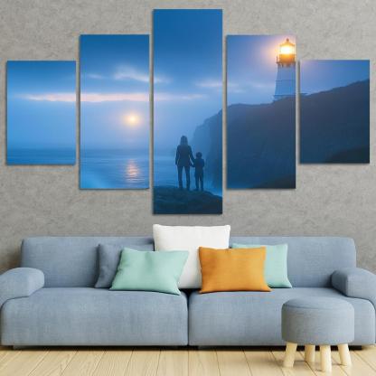 The Lighthouse Of Love Guiding Through Storms One-piece Frames