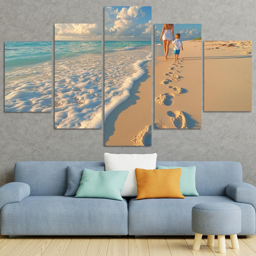 Footprints Of Love A Mothers Lasting Impact Custom Paintings Frame