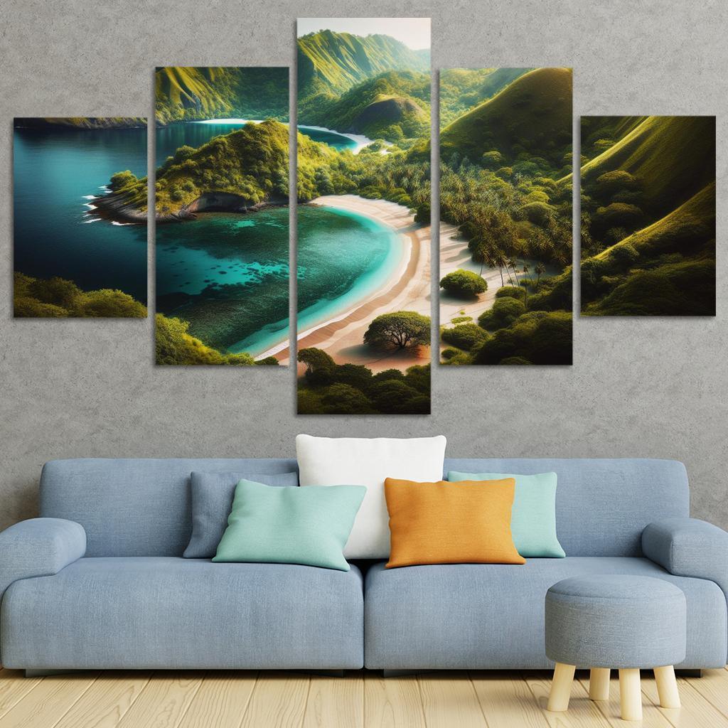 Natures Embrace Beach Premium Artwork Frames