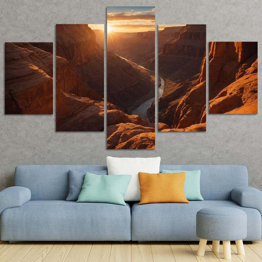 The Enigmatic Canyons Of Sunset Shadows Art Trends