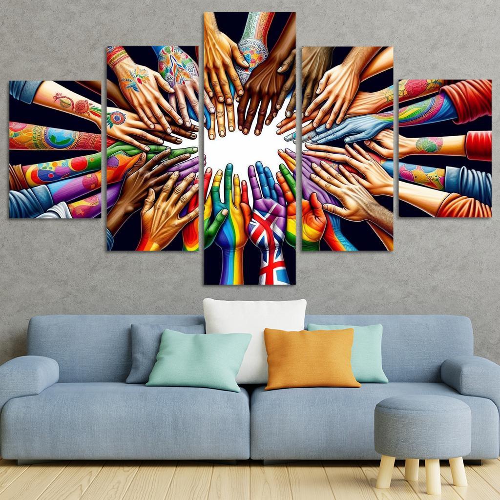 Art For Peace A Global Call To Action Custom Paintings Frame