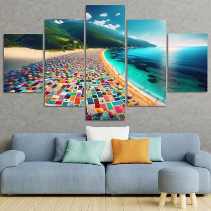 Emerald Isle A Slice Of Paradise Custom Paintings Frame