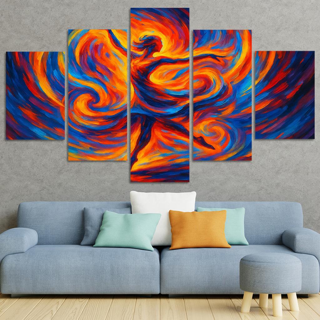 Dance Of The Boundless Spirit Premium Artwork Frames