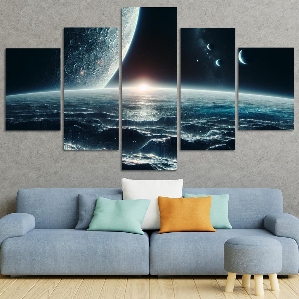 The Chilling Reality Of Ice Worlds Abstract Paintings Frame