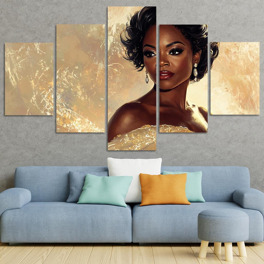 Viola Davis The Powerhouse Of Emotional Depth Framed Paintings
