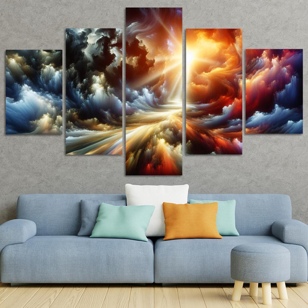 The Essence Of Light And Shadow Modern Paintings Frame