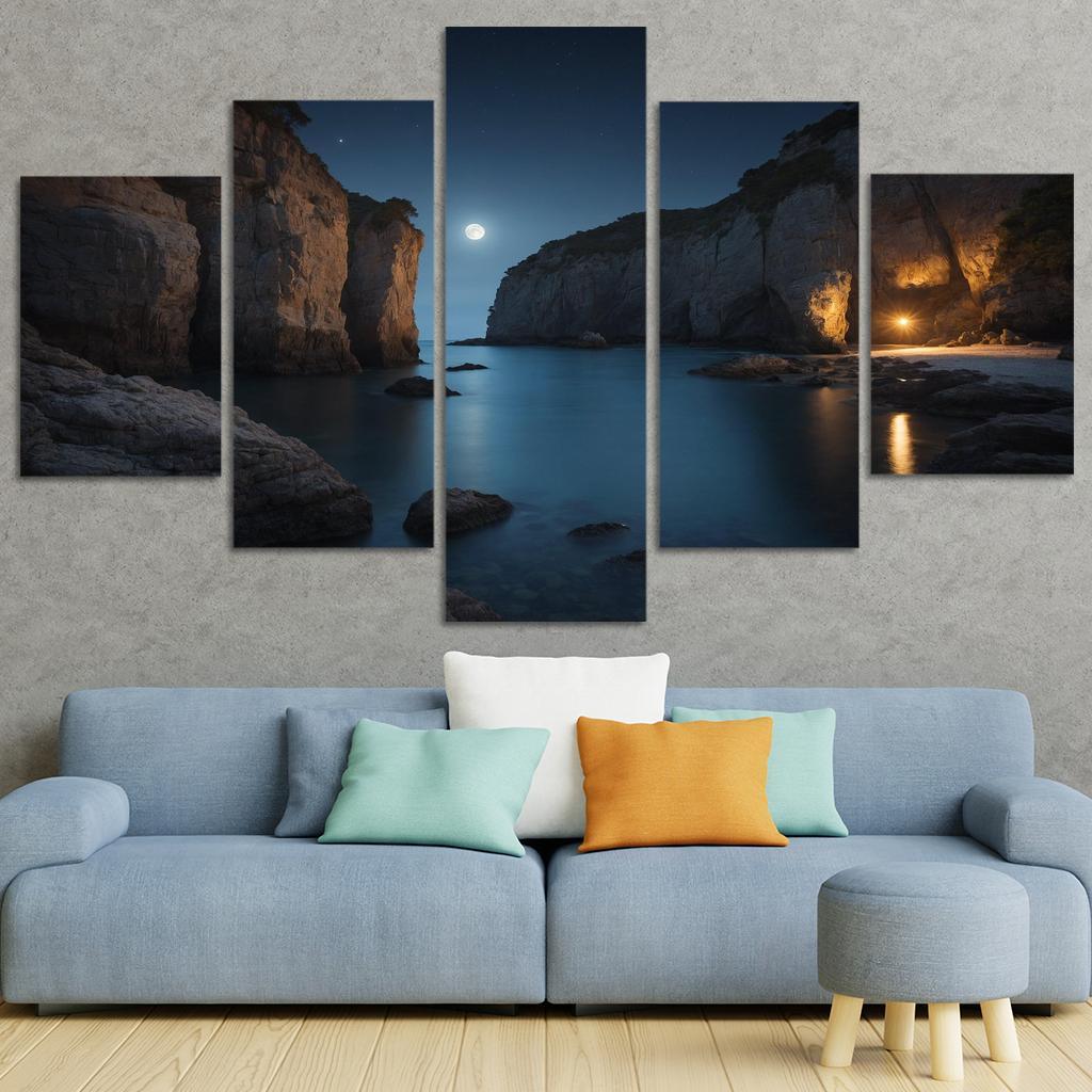 The Enchanted Coves Of Moonlit Waters Art Trends