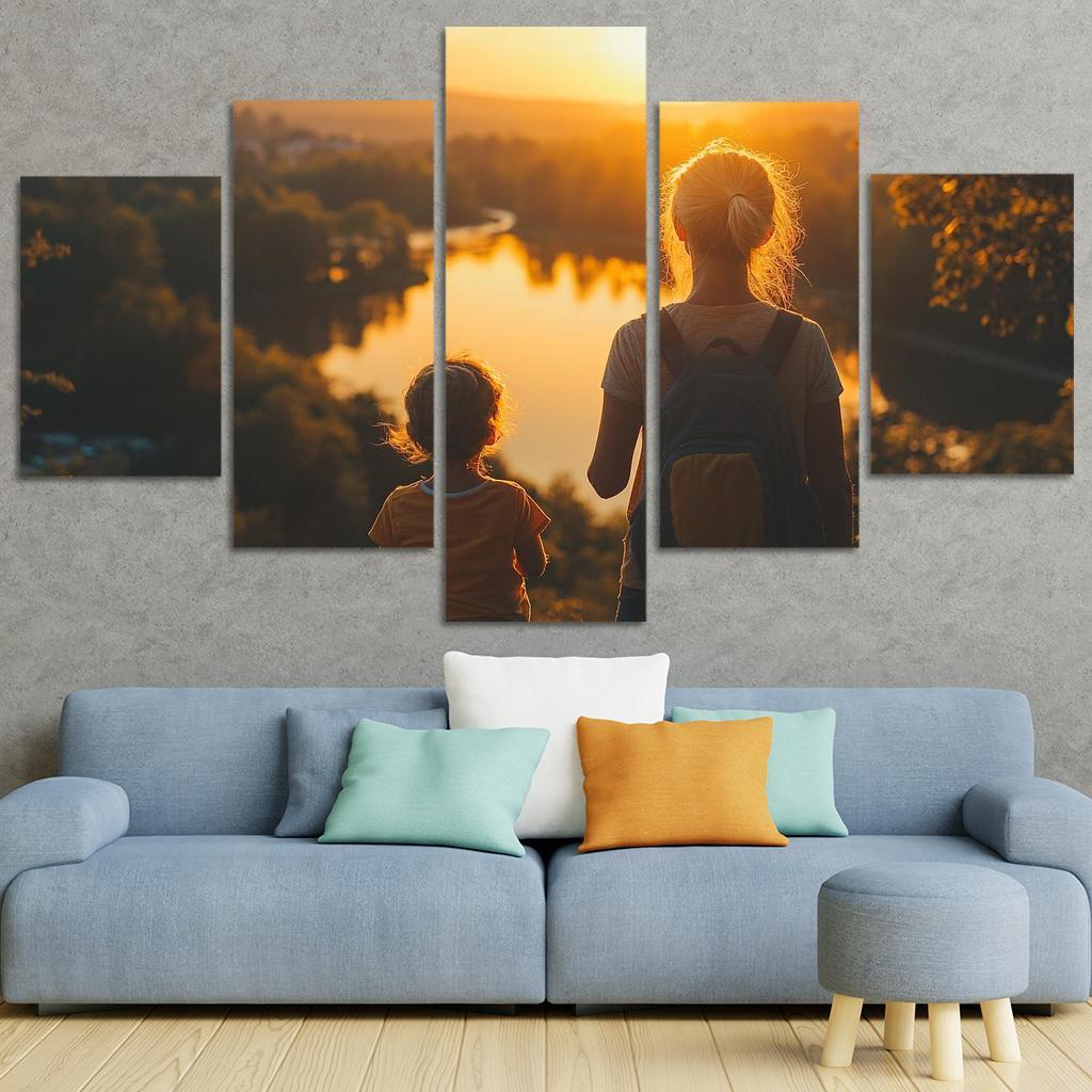 Her Unwavering Spirit A Mothers Strength Canvas Paintings Frame