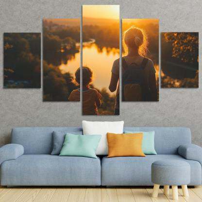 Her Unwavering Spirit A Mothers Strength Canvas Paintings Frame