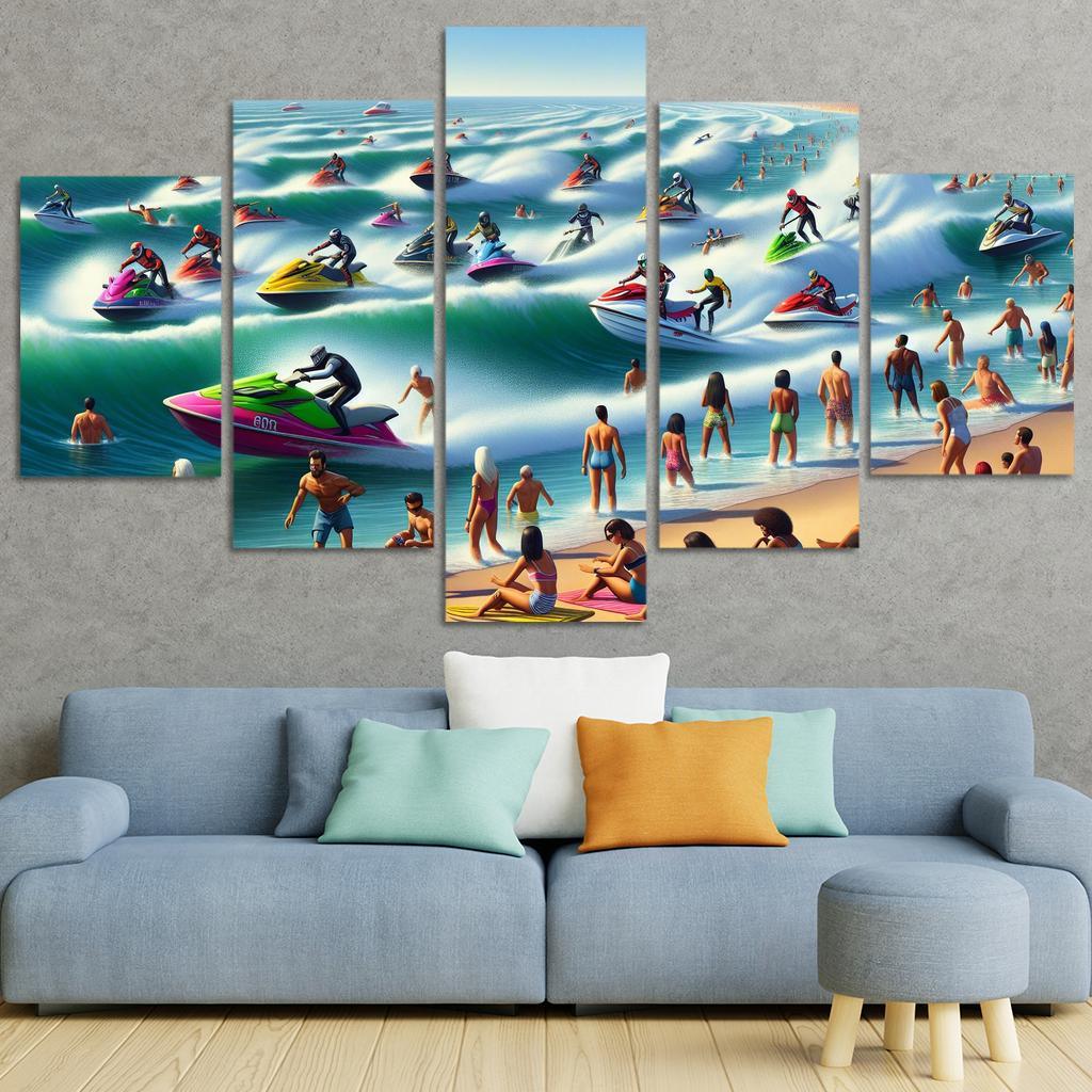 Whirlwind Bay Adventure Awaits Abstract Paintings Frame