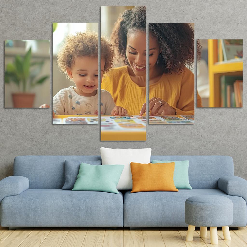 Radiant Dreams A Mothers Vision For The Future Canvas Paintings Frame