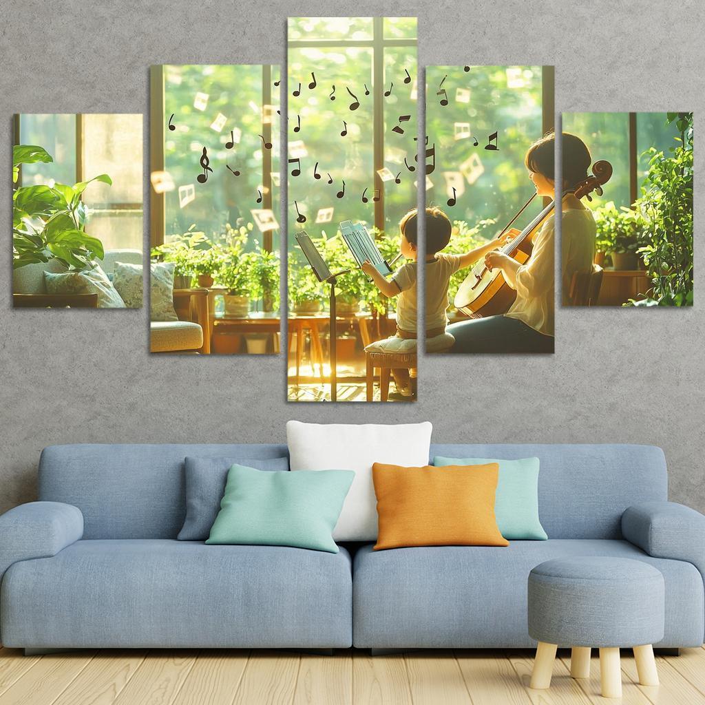 A Symphony Of Emotions The Soundtrack Of Motherhood Custom Paintings Frame