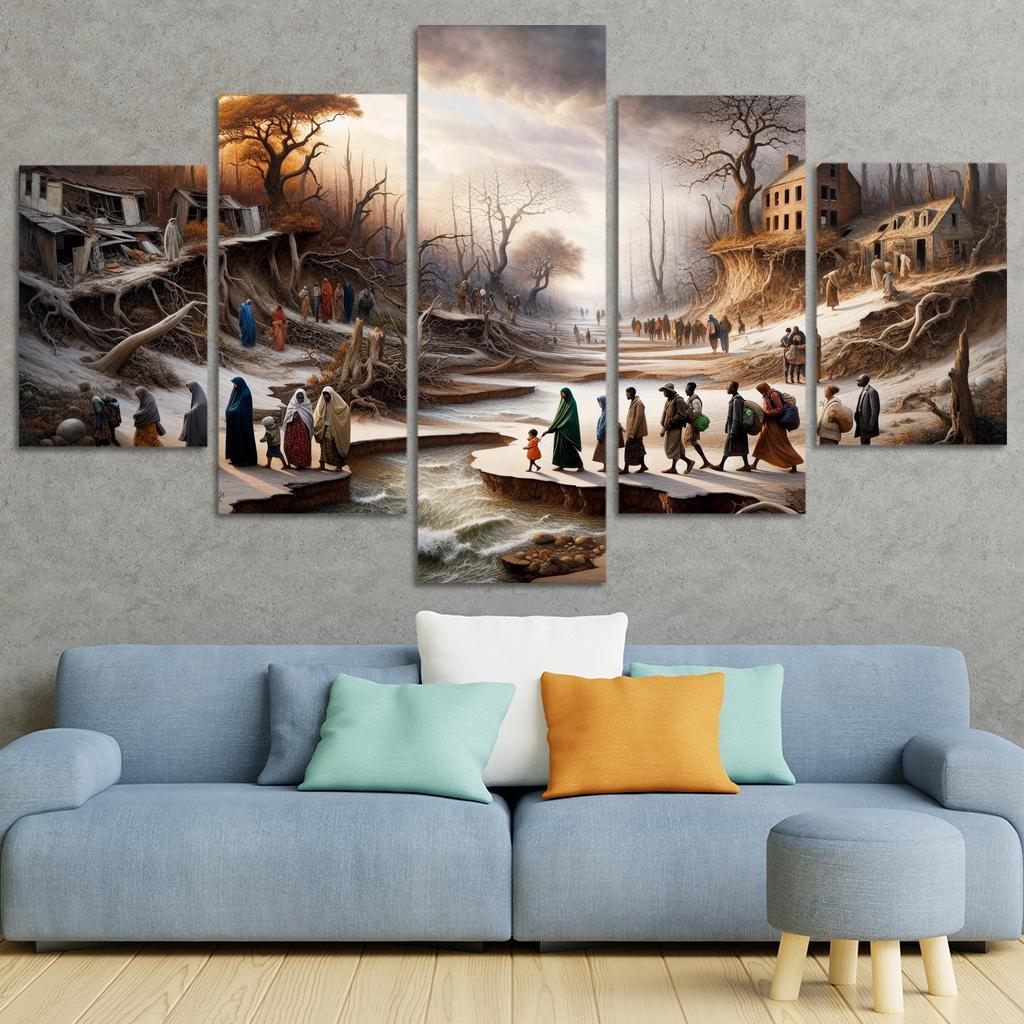 Climate Refugees The Human Face Of Environmental Displacement Art Trends